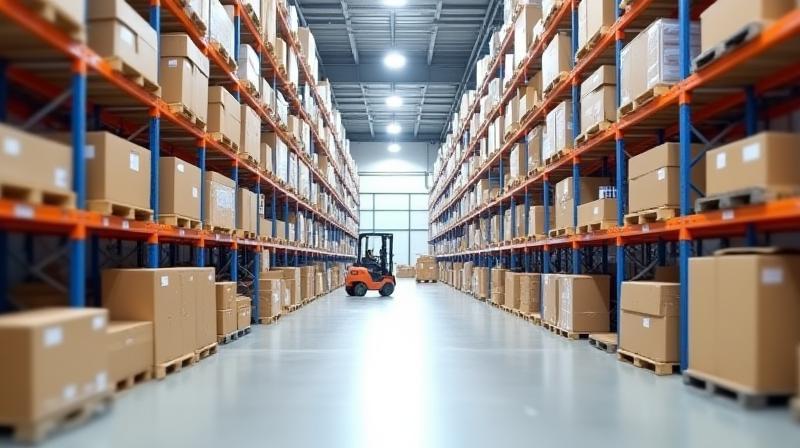 Image of a modern warehouse facility